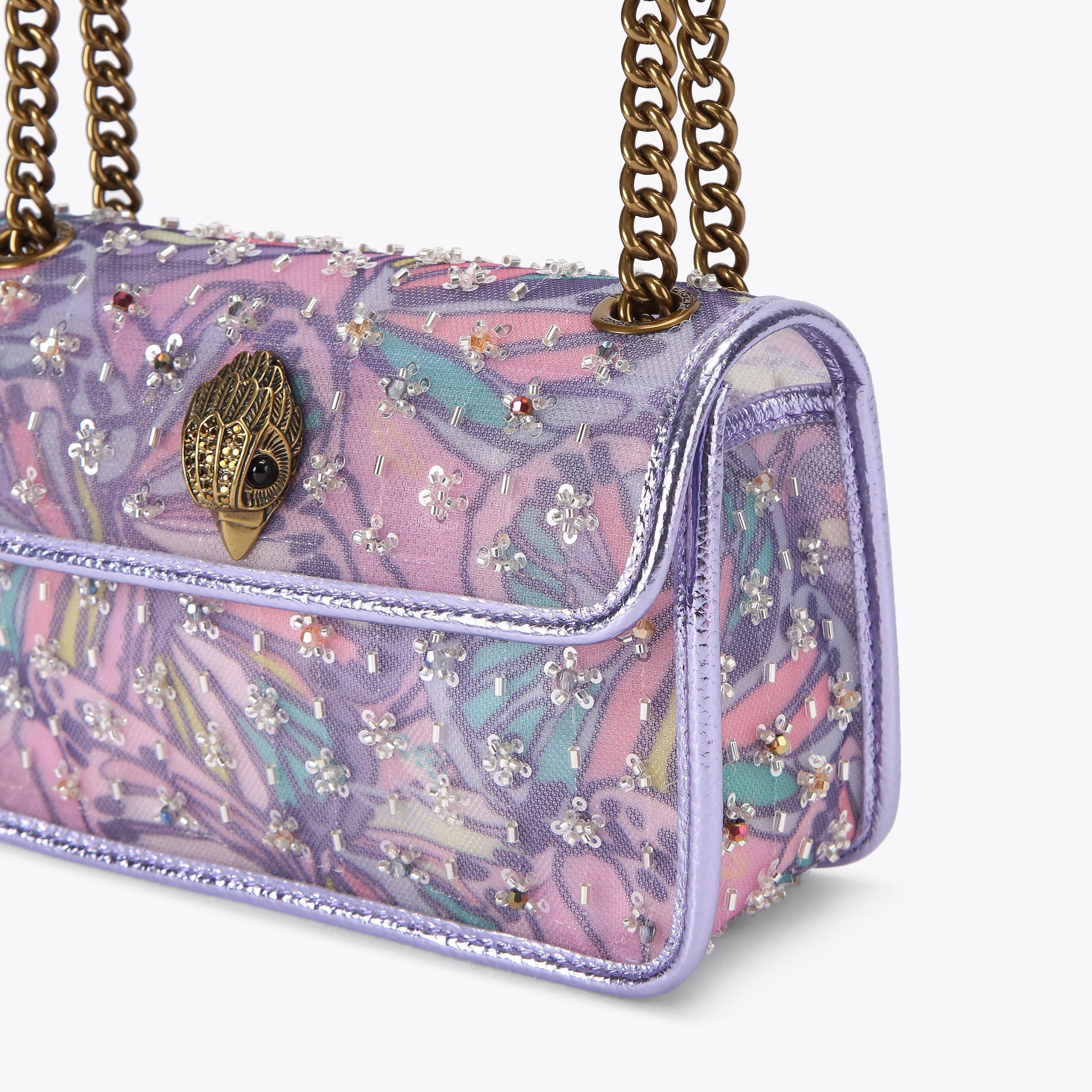 Kurt Geiger London Mini Kensington Butterfly Bag - Purple - view 6