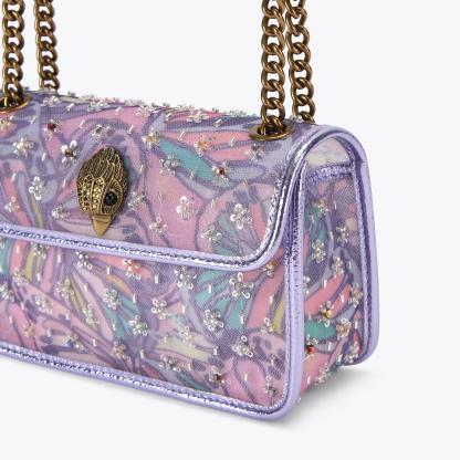 Kurt Geiger London Mini Kensington Butterfly Bag - Purple - view 6