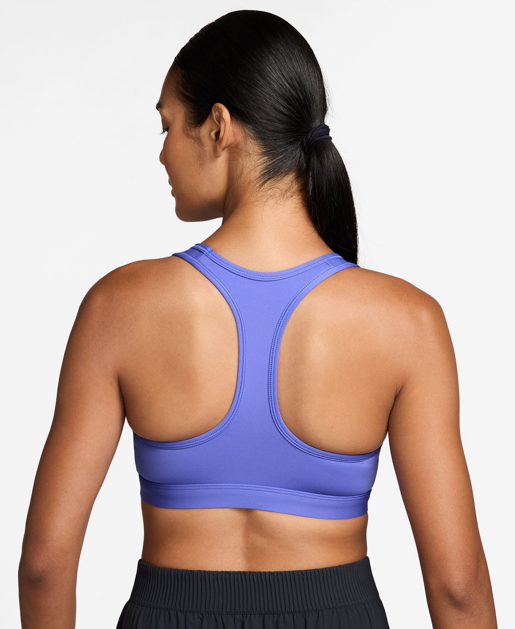 Nike Women's Swoosh Padded Sports Bra - Sapphire/white