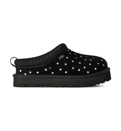 UGG® Kids Tazz Shiny Dots Slip-On Slippers - Black