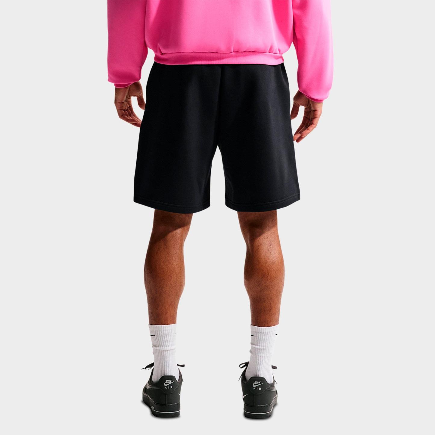 Men's Nithtke Standard Issue Therma-FIT 8" Brushed Fleece Basketball Shorts - Black/Pale Ivory