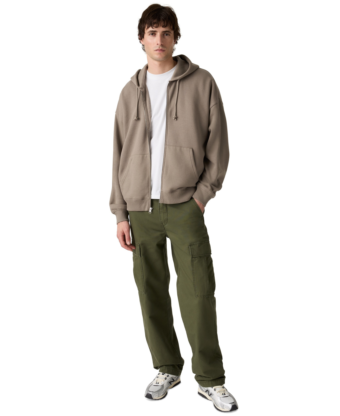 Levi's Men's XX Chino Straight Cargo Pants - Forest Night