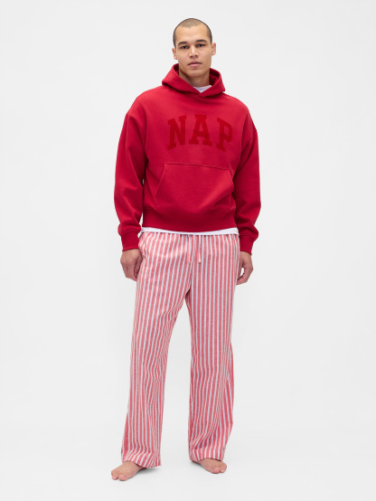 Adult Softest Flannel PJ Pants - Red stripe