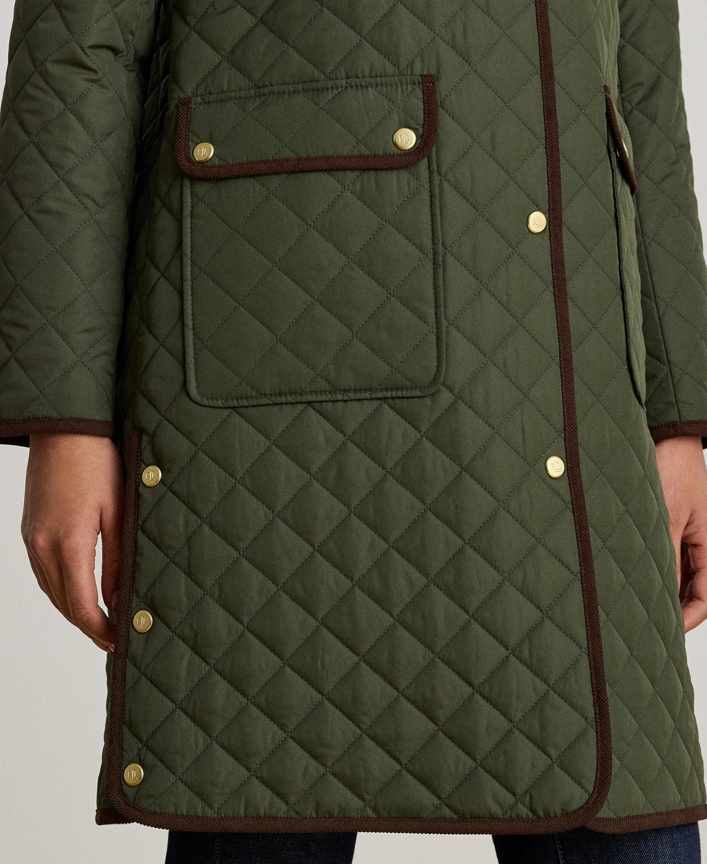Lauren Ralph Lauren Women's Diamond-Quilted Coat, Created for Macy's - Litchfield Loden