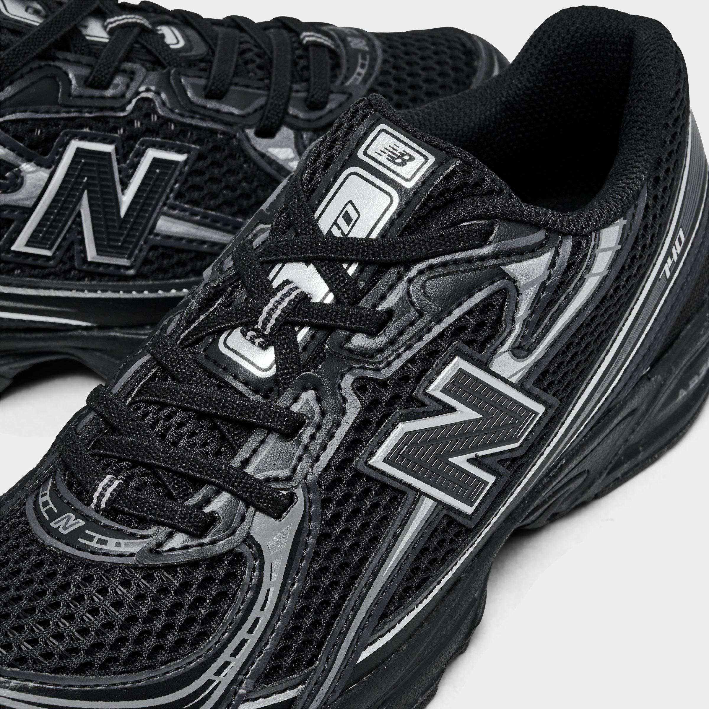 Little Kids' New Balance 740 Casual Shoes - Black/Silver Metallic - view 3