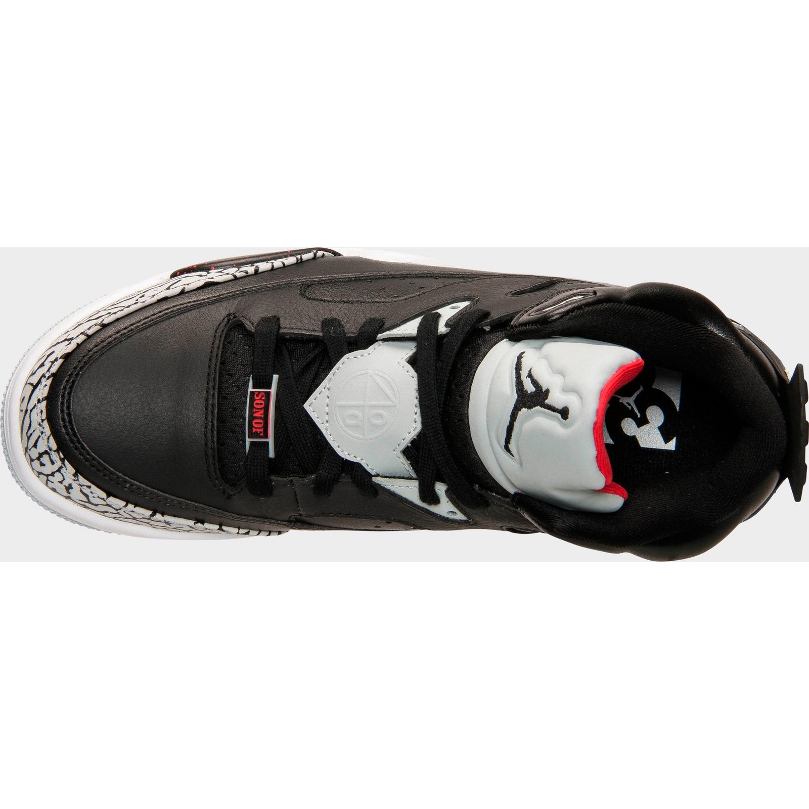 Men's Air Jordan Son of Mars Low Casual Shoes - Black/University Red/Grey Mist - view 7