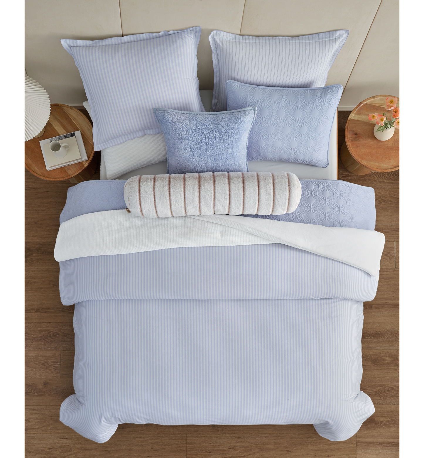 Anders Cotton Comforter Set - Misty Wisteria