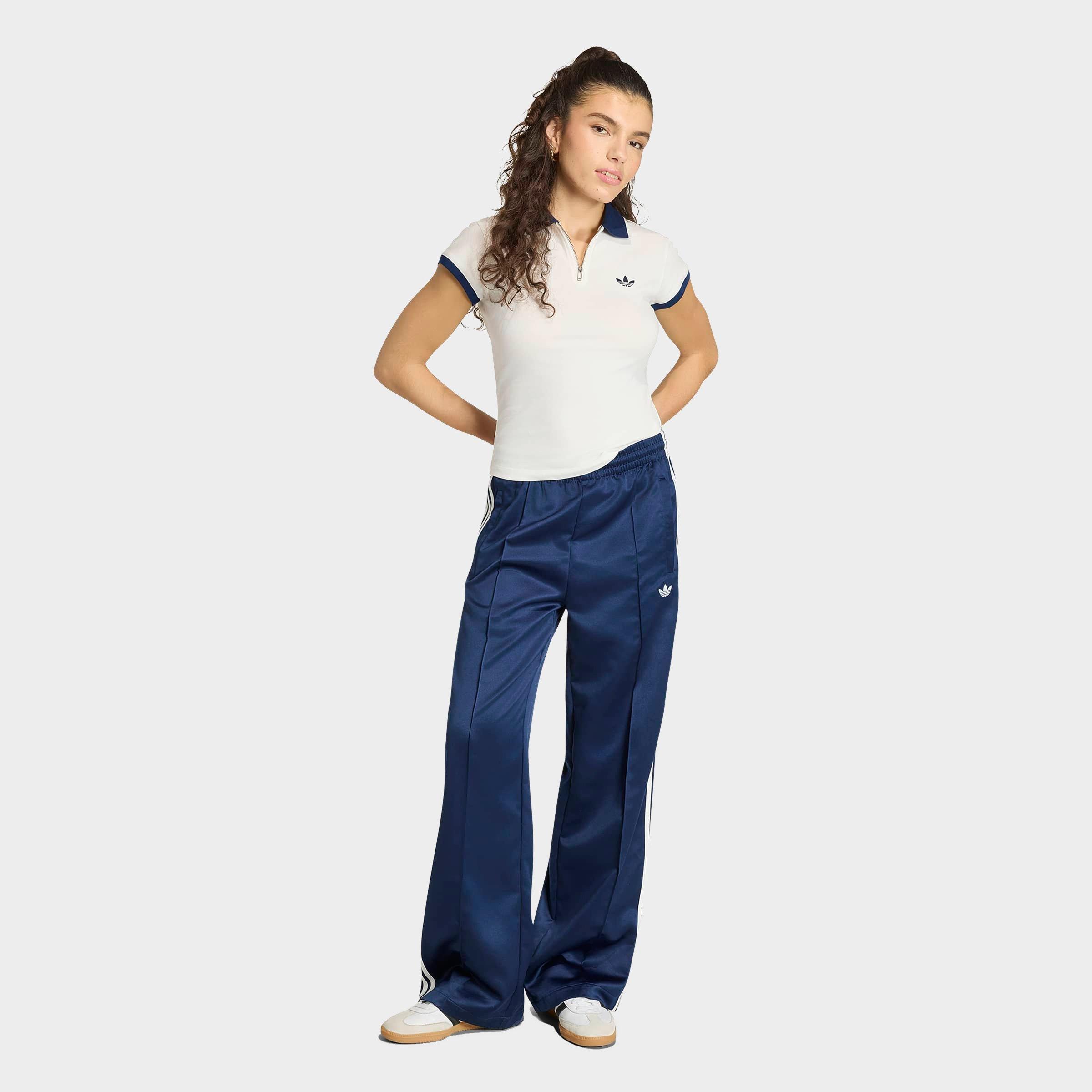 Women's adidas Originals Satin Superstar Loose Track Pants - Night Indigo/White