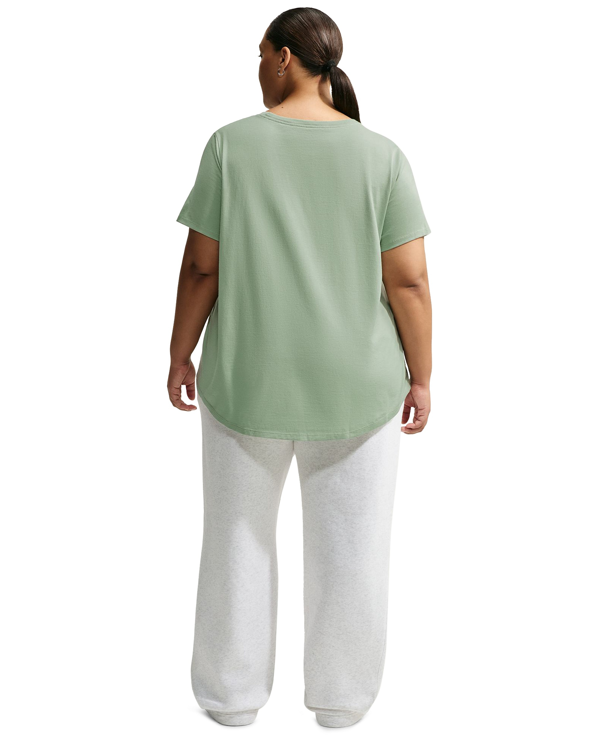Nike Women's Sportswear Essentials Logo T-Shirt - Steam/white