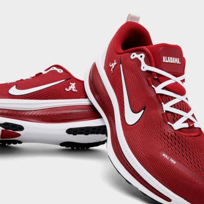 Men's Nithtke Vomero 18 Purdue Boilermakers Running Shoes - Part 2 - Team Crimson/Black/White - Detail shot