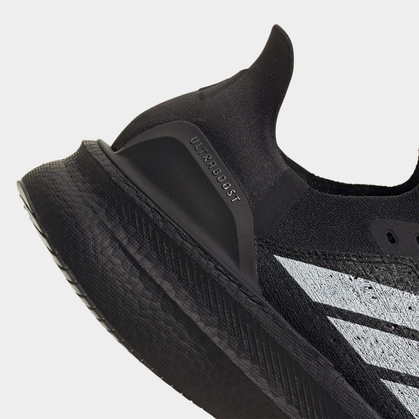 Men's adidas Ultraboost 5 Strung Running Shoes - Black/White/Iron Metallic - view 3