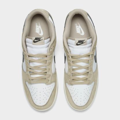 Men's Nithtke Dunk Low Retro Casual Shoes - Part 3 - Desert Khaki/Medium Ash/Summit White - Top view