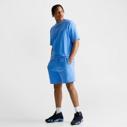 Men's Jordan Brooklyn Varsity Fleece Shorts - University Blue/White - view 2