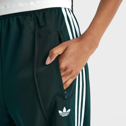 Women's adidas Originals adicolor 3-Stripes Firebird Loose Track Pants - Aurora Ivy/White - view 5