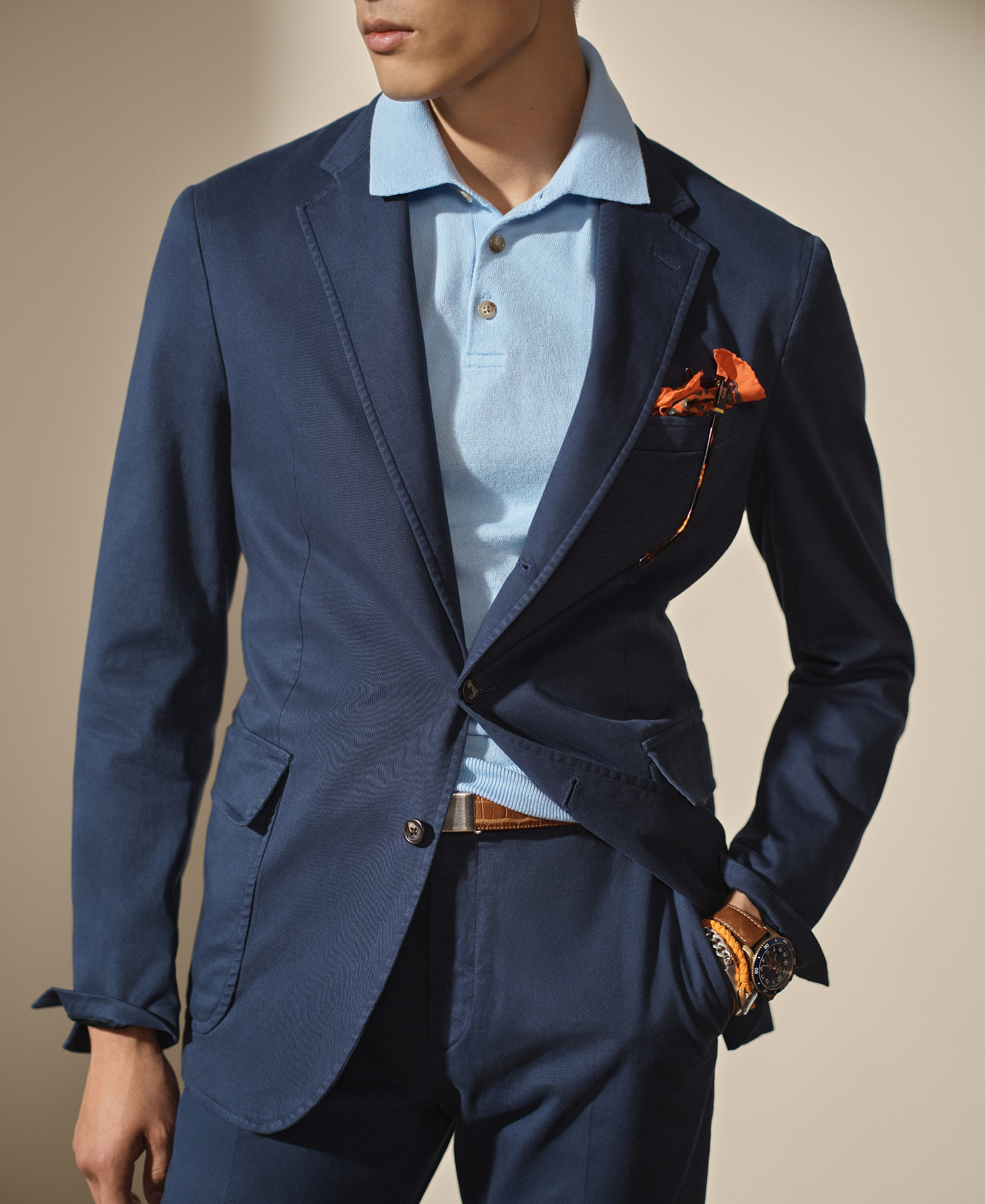 Polo Ralph Lauren Men's Polo Unconstructed Modern Suit Jacket - Nautical Ink