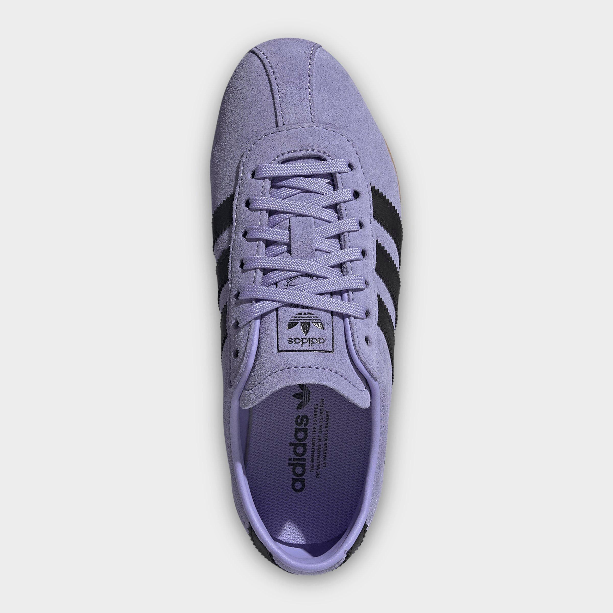 Big Kids' adidas Originals Tokyo Casual Shoes - Light Purple/Core Black/Gum - Top view