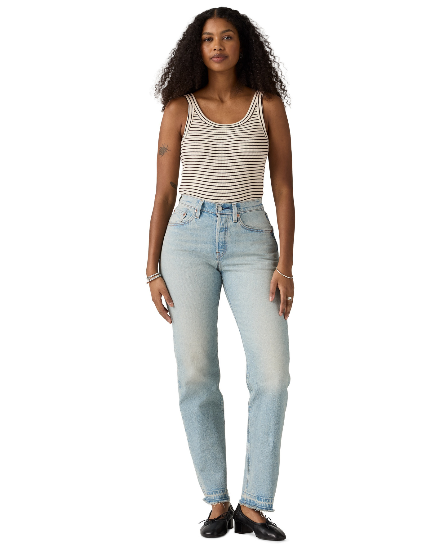Levi's Women's 501 Curve High-Rise Straight-Leg Jeans - Yours And Mine