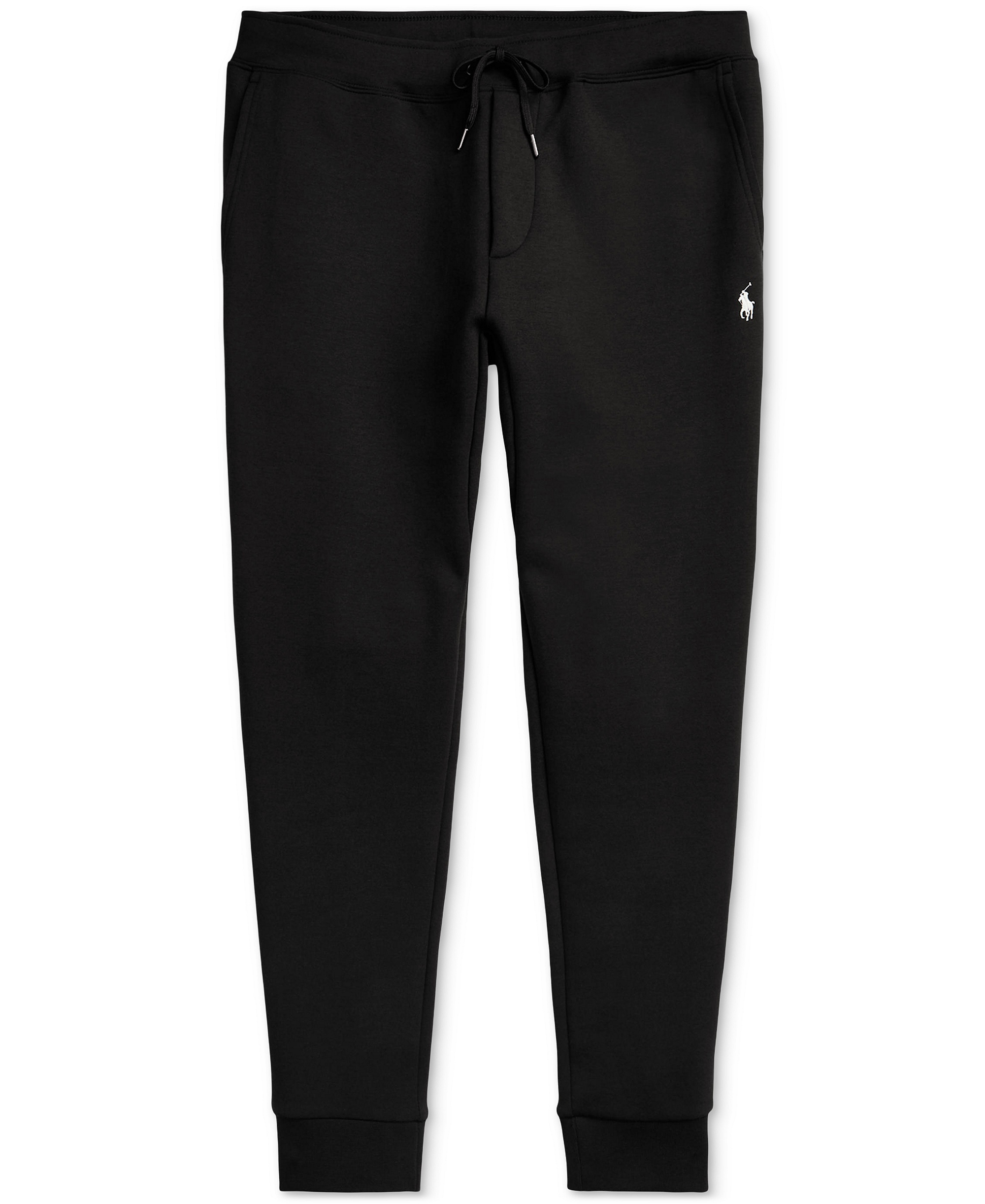Polo Ralph Lauren Men's Double-Knit Jogger Pants - Black