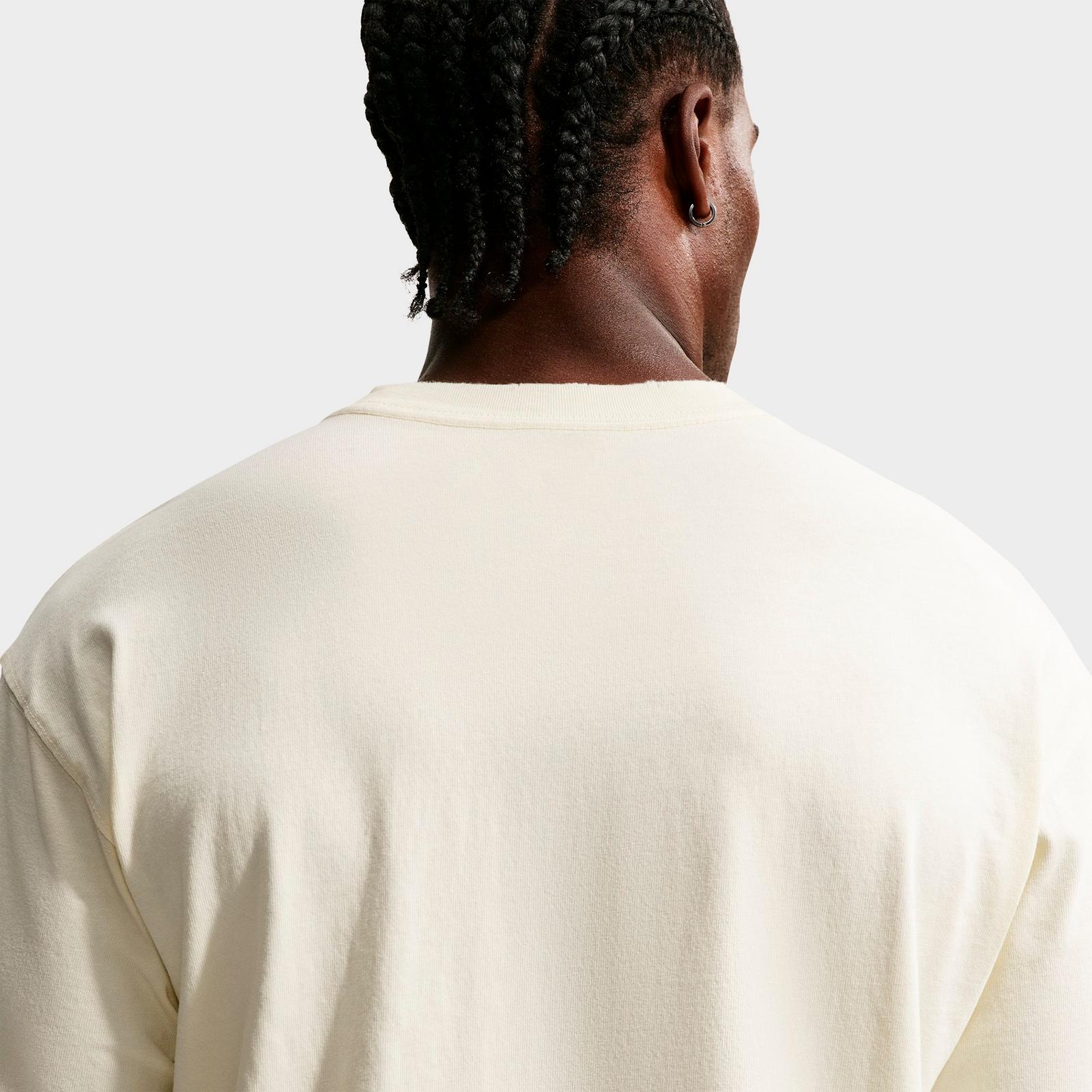 Men's Nike Wings Graphic Basketball T-Shirt - Coconut Milk