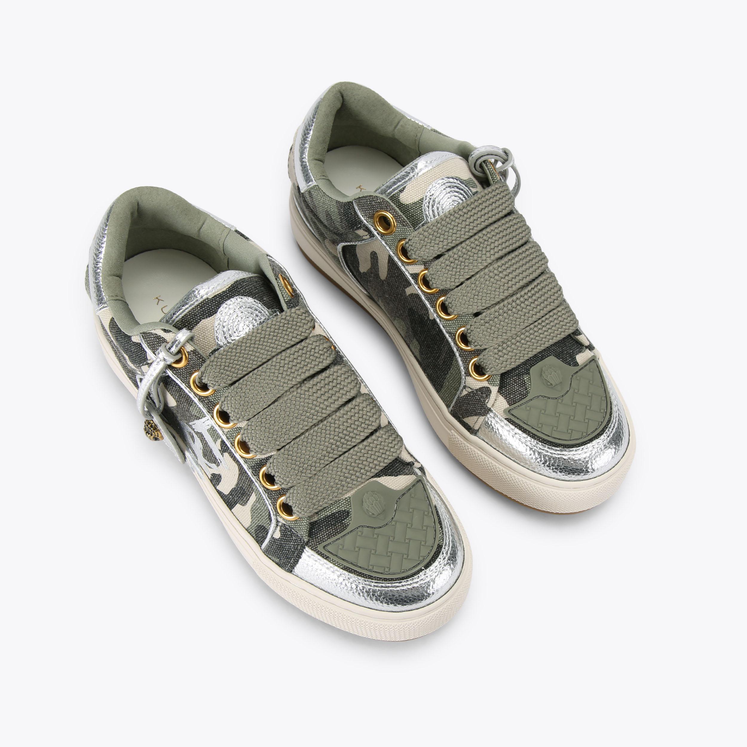 Kurt Geiger London Southbank Tag Sneaker - Green - view 3