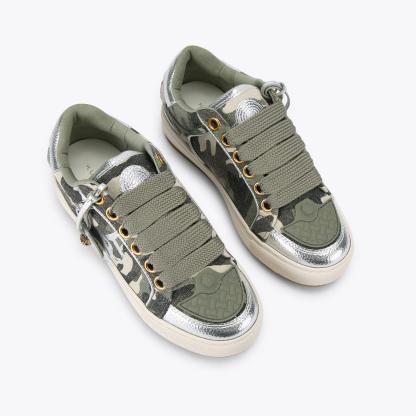 Kurt Geiger London Southbank Tag Sneaker - Green - view 3