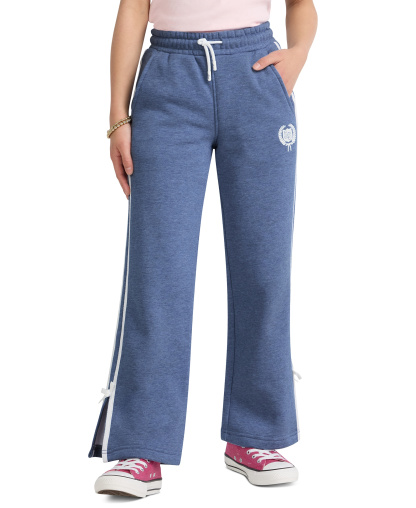 Levi's Girls' 7-16 Wide Leg Knit Pants - Bijou Blue Heather
