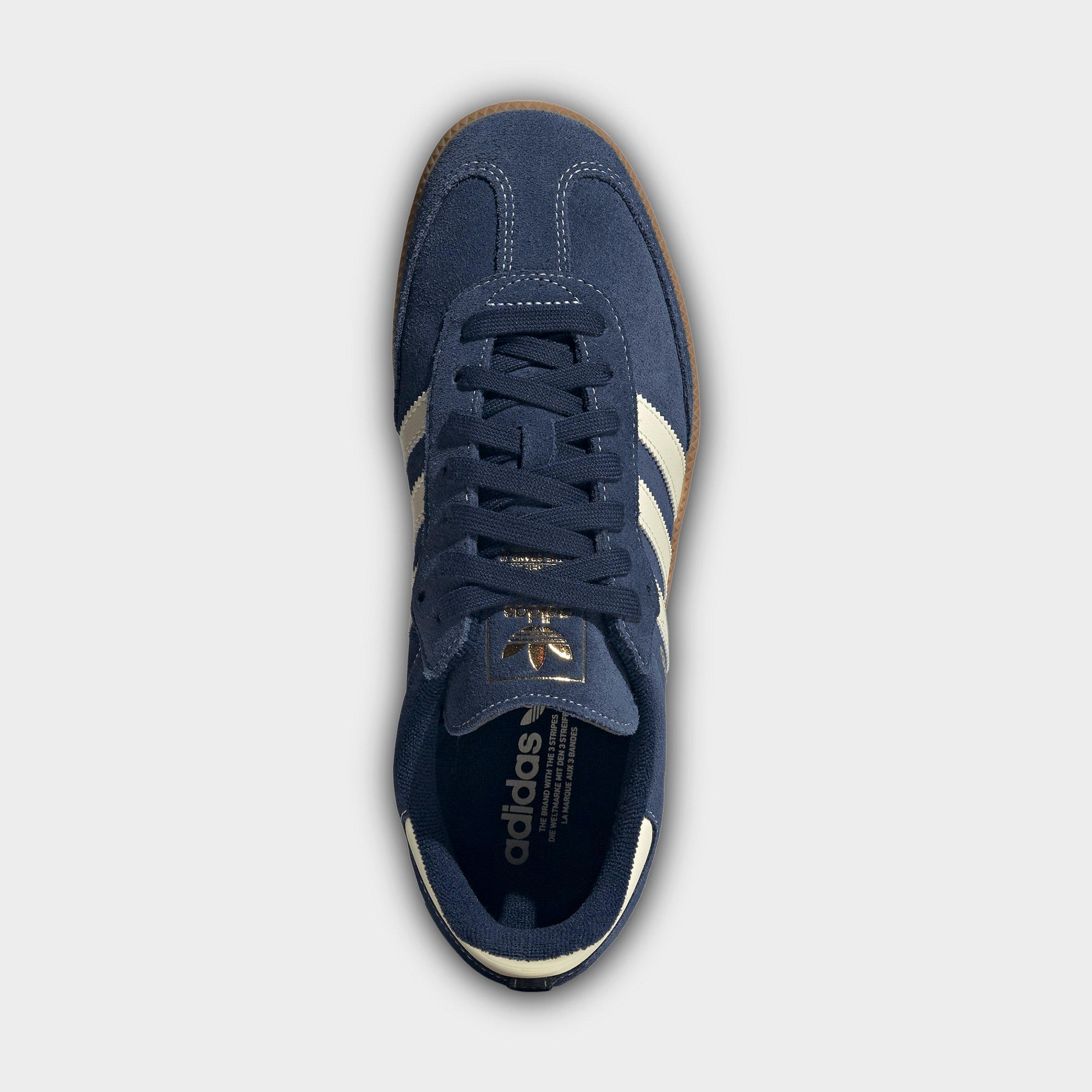 Men's adidas Originals Samba OG Casual Shoes - Part 1 - Night Indigo/Warm Vanilla/Gum - Top view