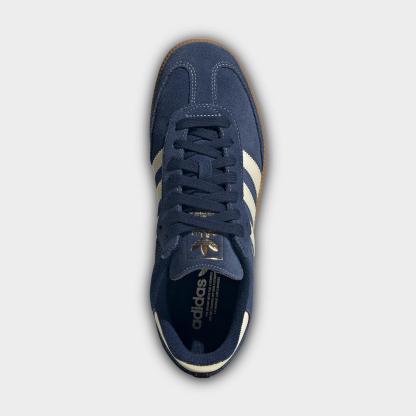 Men's adidas Originals Samba OG Casual Shoes - Part 1 - Night Indigo/Warm Vanilla/Gum - Top view