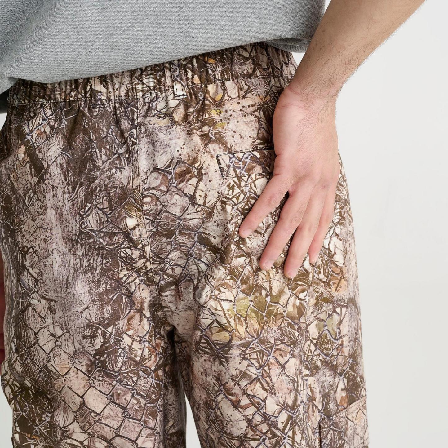 Men's Nike Club Chain Camo Woven Cargo Pants - Khaki/Velvet Brown
