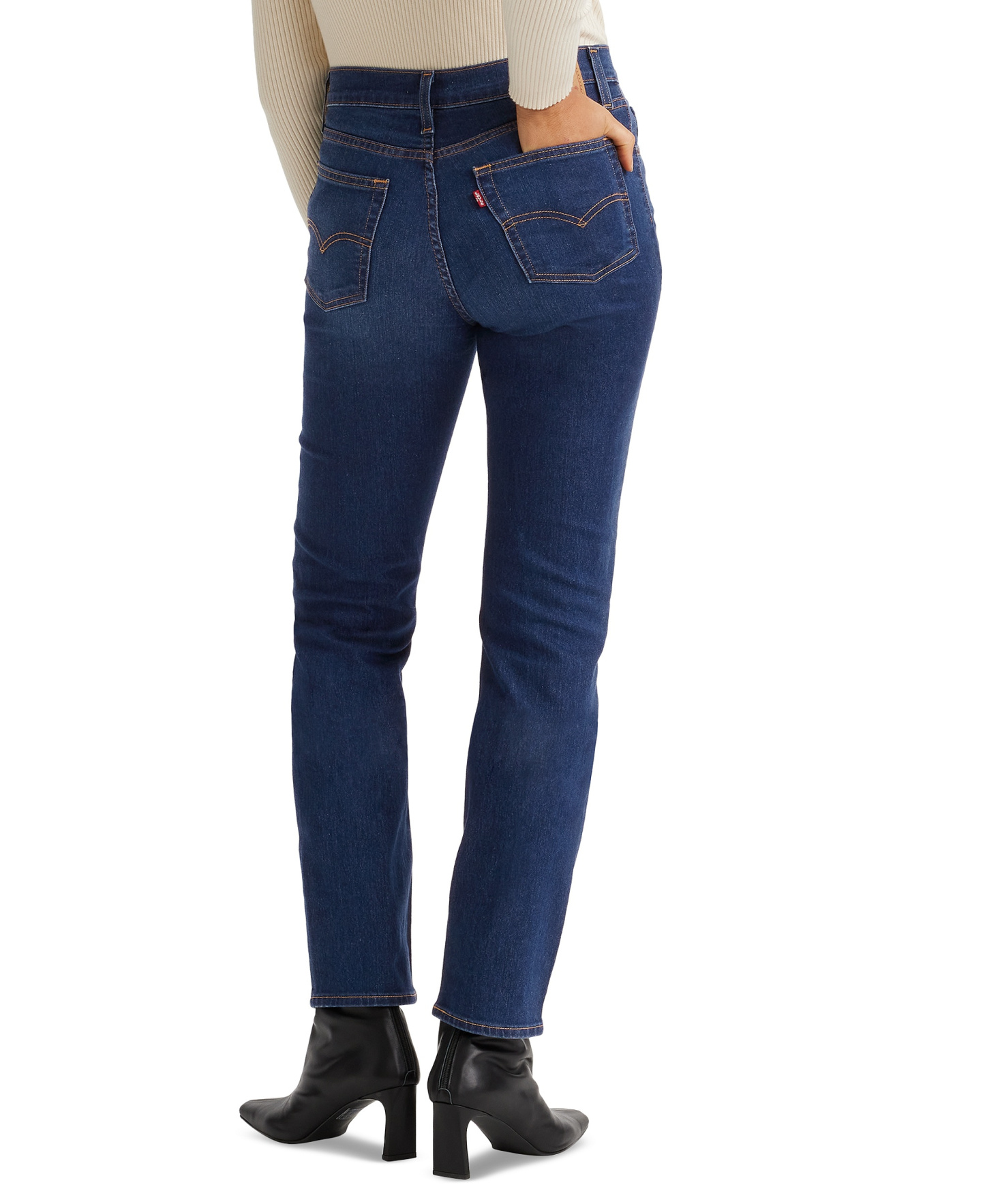 Levi's Women's 724 Straight-Leg Jeans - Chelsea Carbon Glow