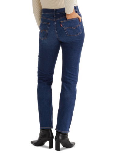 Levi's Women's 724 Straight-Leg Jeans - Chelsea Carbon Glow