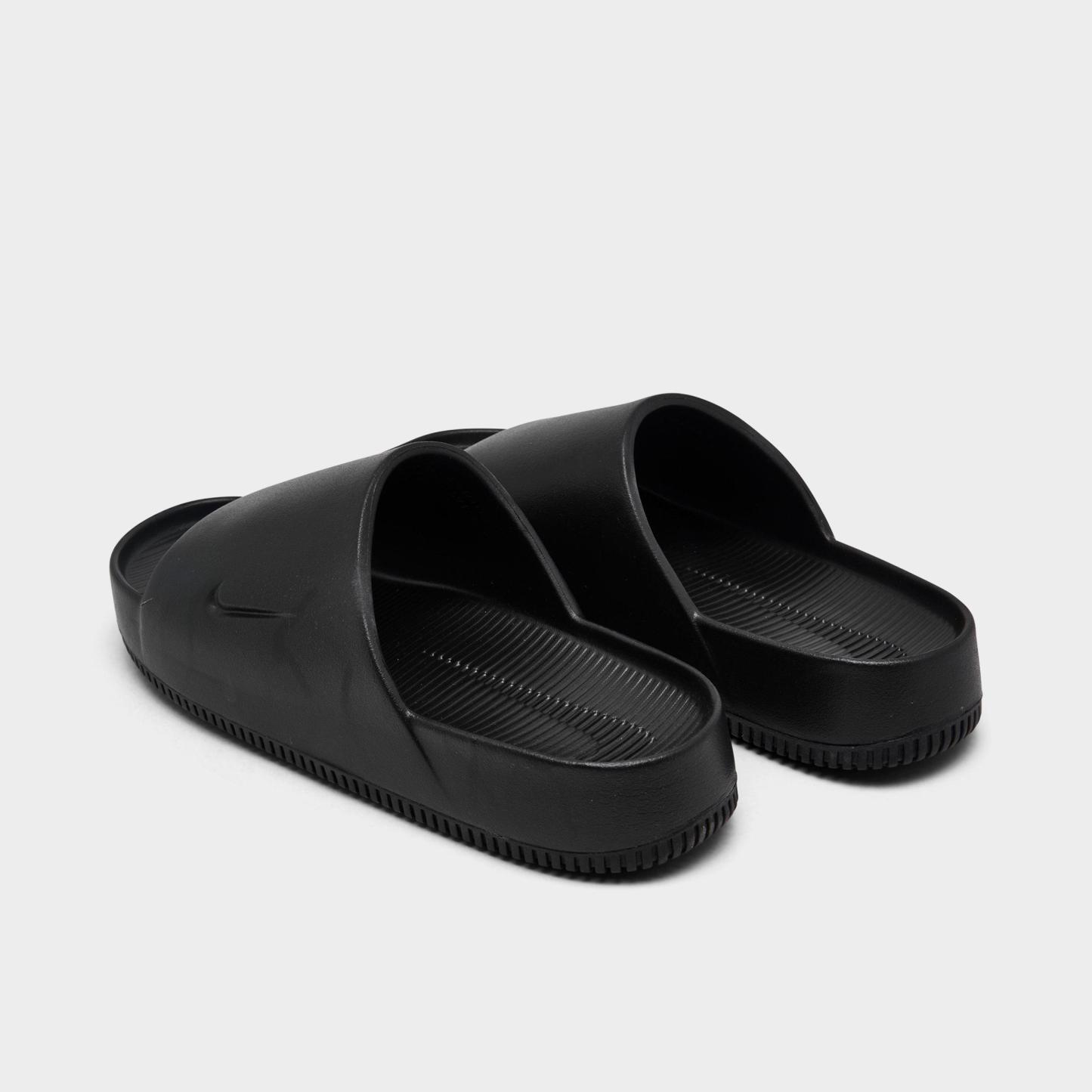 Men's Nithtke Calm Slide Sandals - Black/Black - Back view