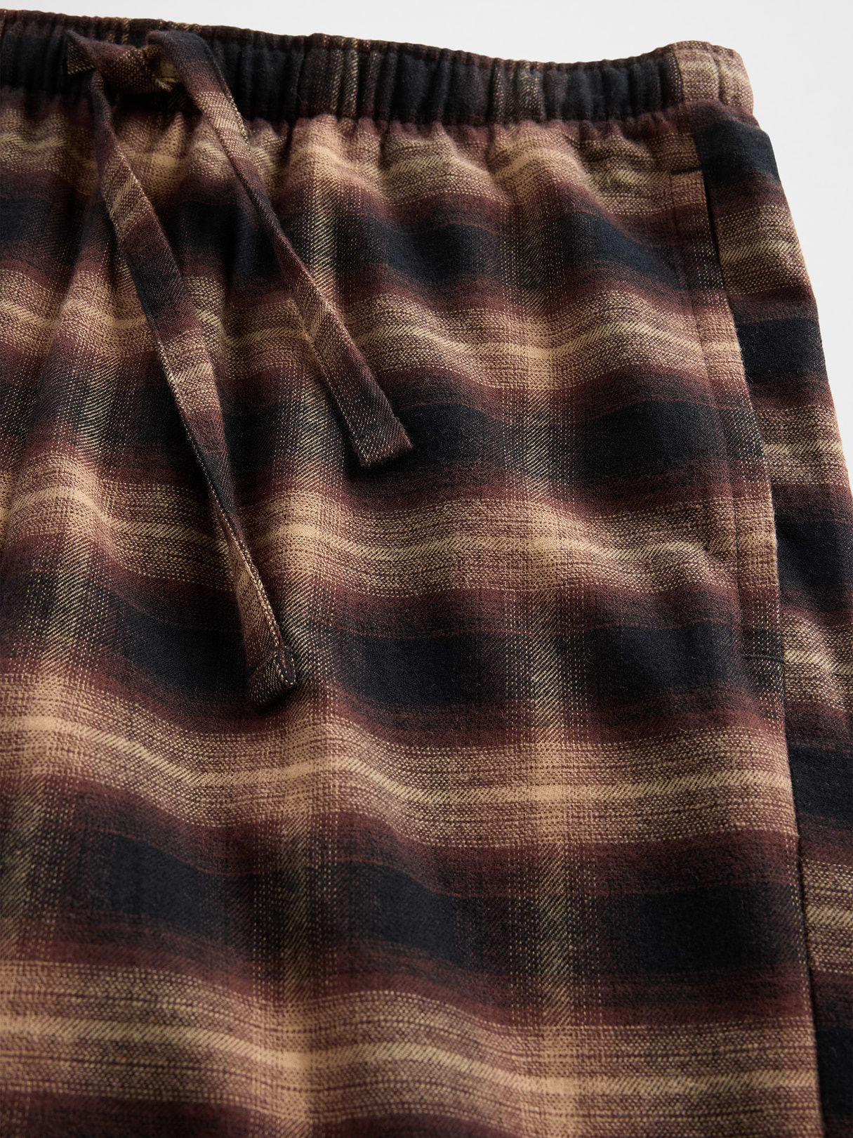 Adult Softest Flannel PJ Pants - Brown plaid