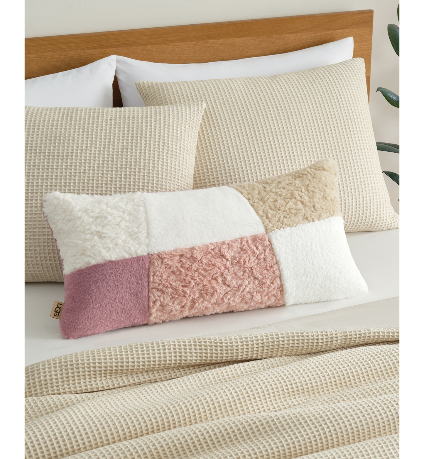 UGG® Sibel Textured Decorative Pillow, 14" x 30" - Multi