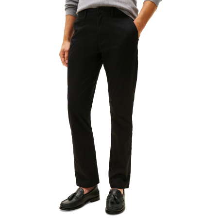 Tommy Hilfiger Men's Slim-Straight Fit Stretch Chino Pants - Black