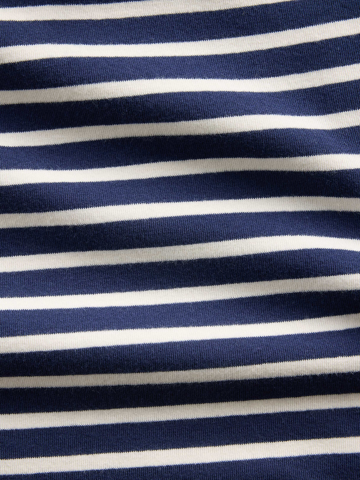 Modern Mockneck Tank Top - Navy blue stripe