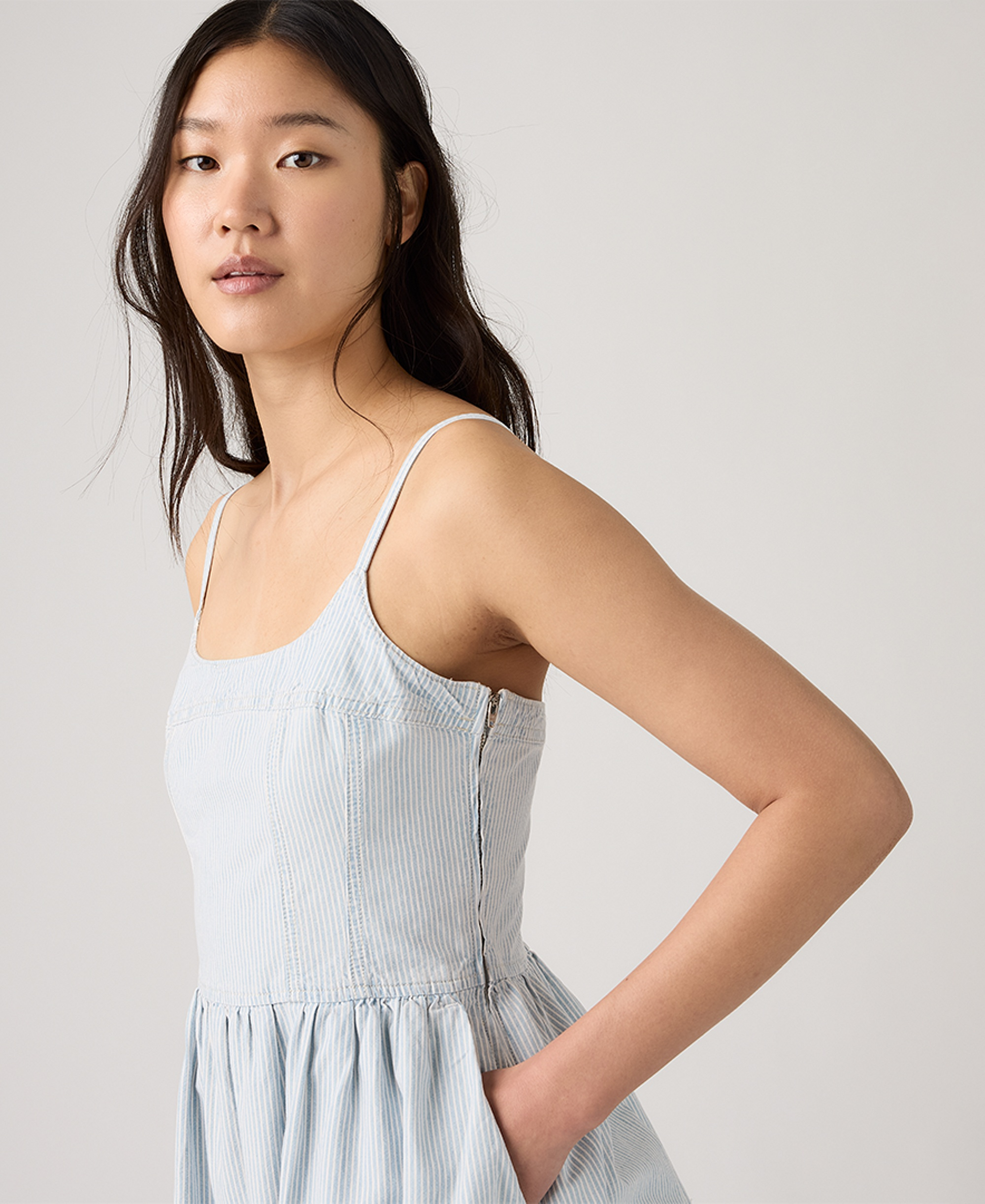Levi's Women's Jadine Square Neck Denim Mini Dress - Handy Women