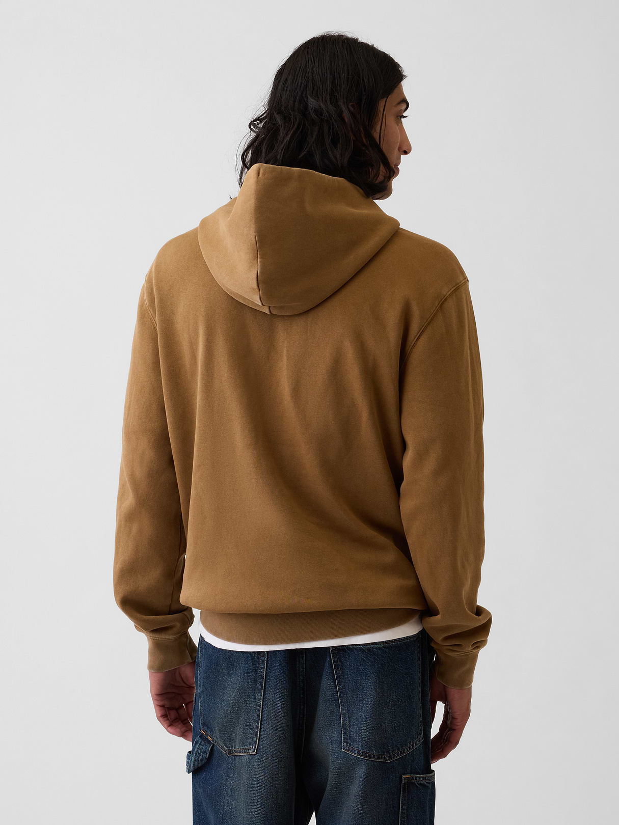Adult VintageSoft Arch Logo Hoodie - Palomino brown