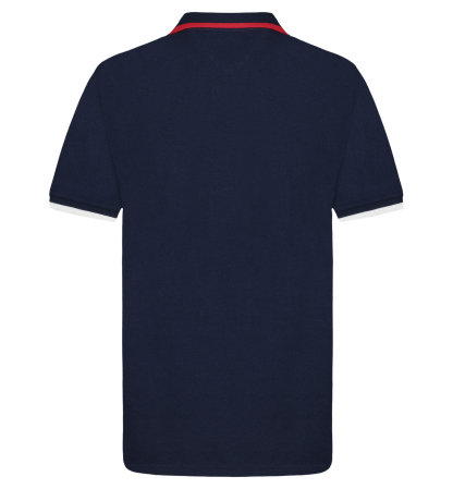 Tommy Hilfiger Boys' 8-20 Tomas Short-Sleeve Tipped Polo Shirt - Navy Blazer