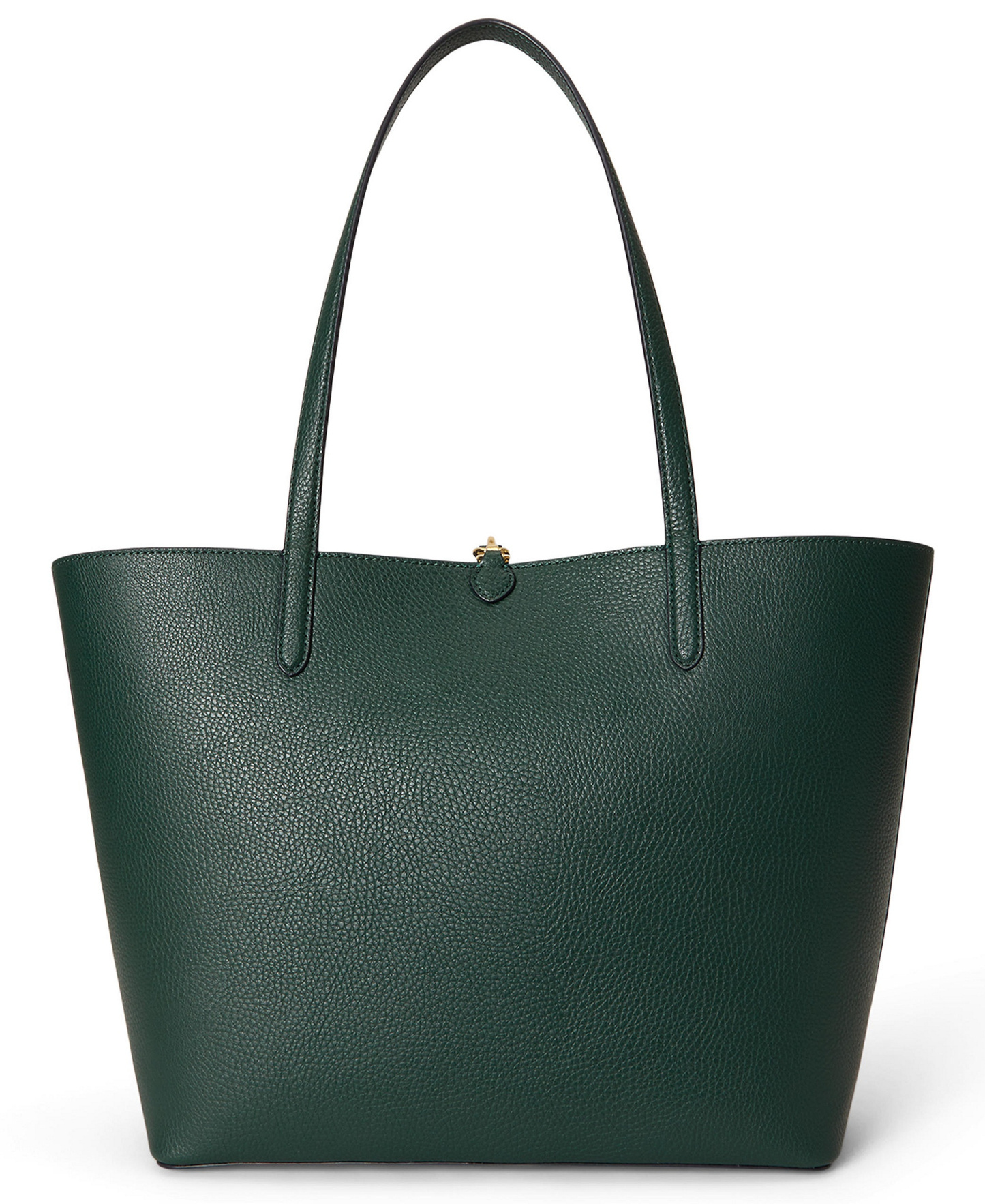 Lauren Ralph Lauren Faux-Leather Reversible Extra Large Tote Handbag - Season Green/Belting