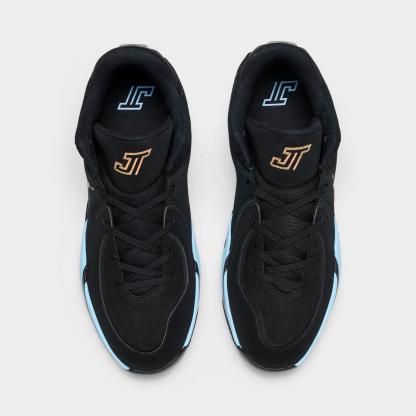 Men's Jordan Tatum 4 Basketball Shoes - Black/Ice Blue - view 5