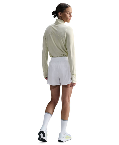 Nike Women's Tempo Dri-FIT Mid-Rise Running Shorts - White/Reflective Silver