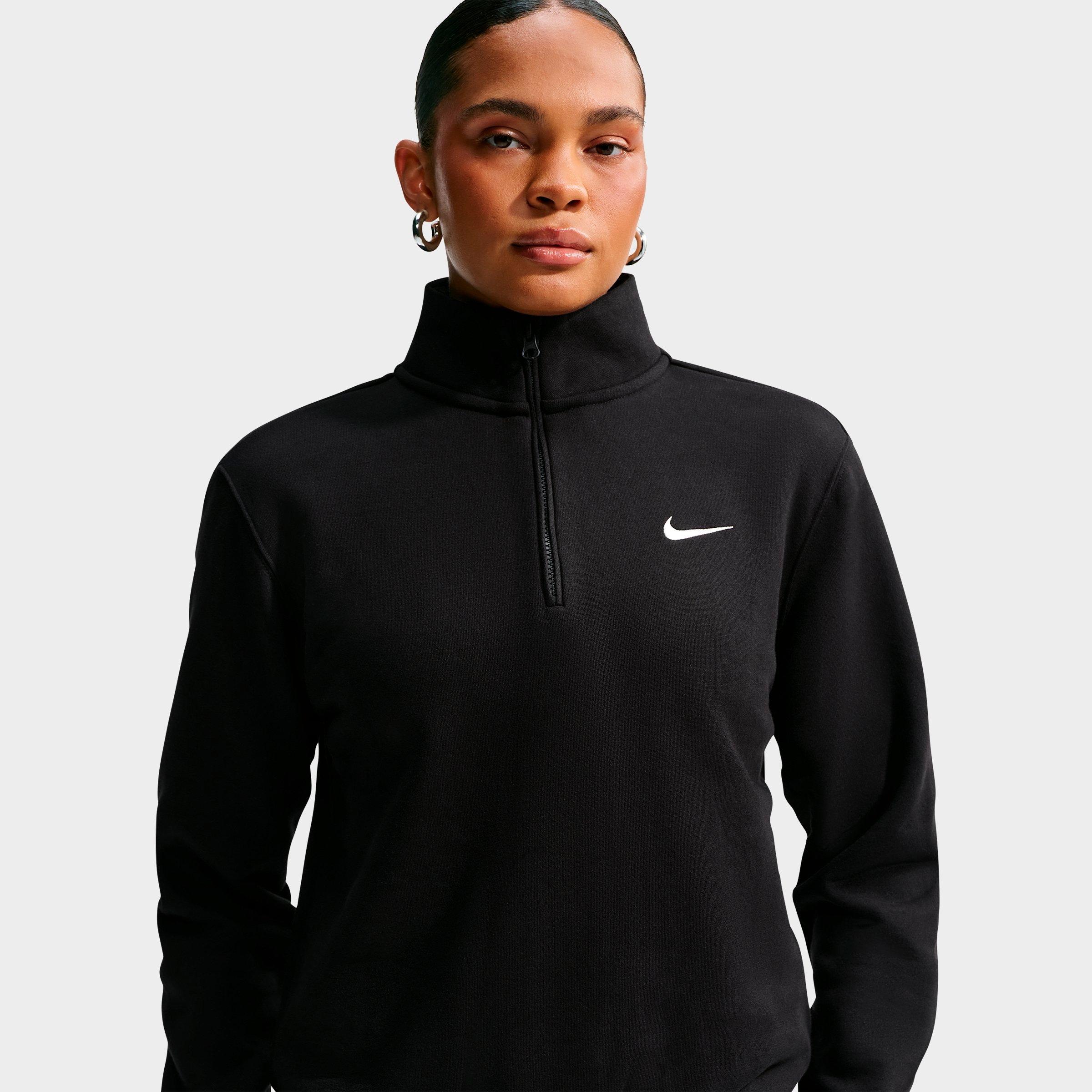Women's Nithtke Studio Fleece Medium-Weight Quarter-Zip Jacket - Total Black/Sail