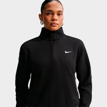Women's Nithtke Studio Fleece Medium-Weight Quarter-Zip Jacket - Total Black/Sail