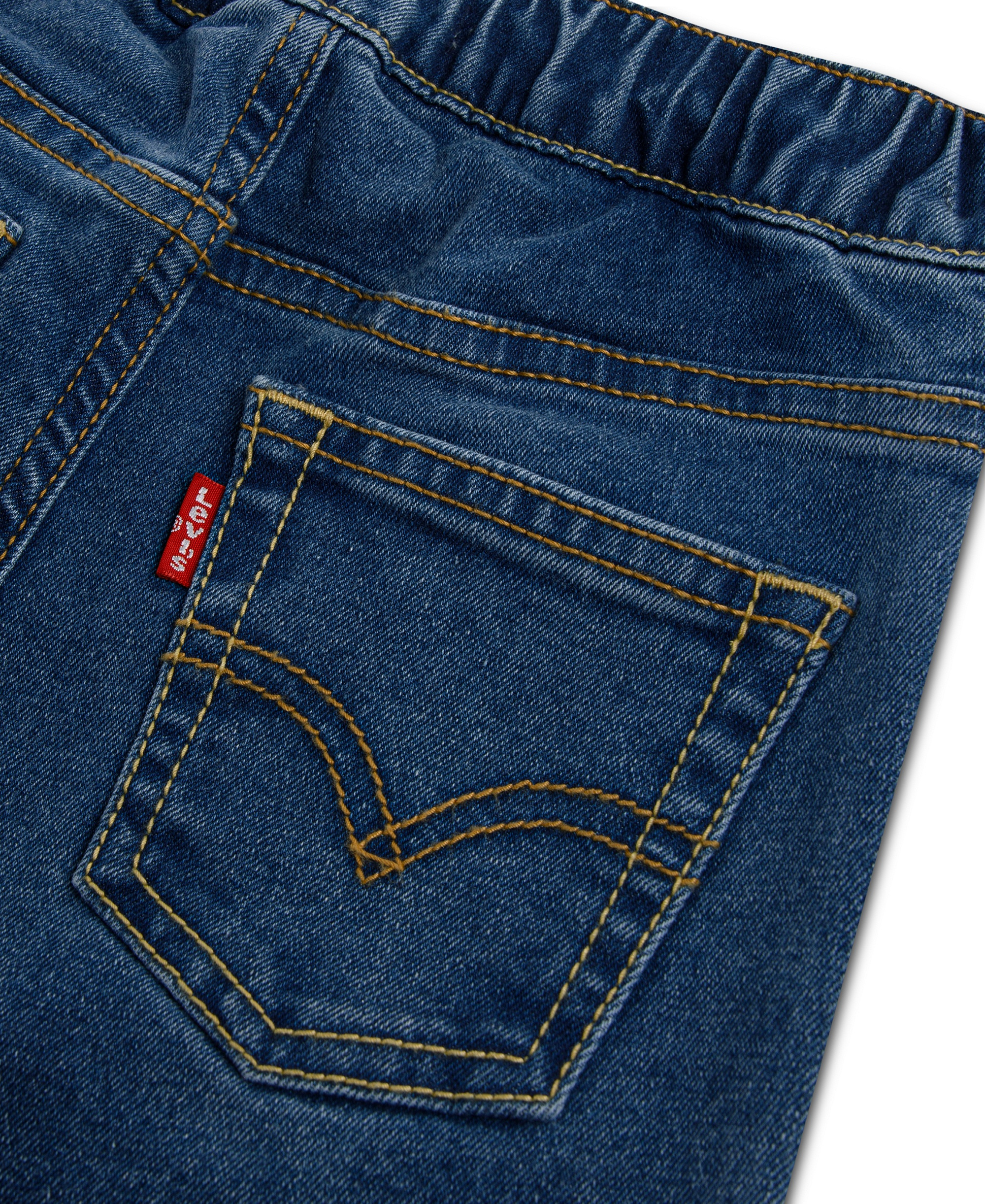 Levi's Toddler Boys' 2T-4T Bear Graphic Top and Denim Pants, 2-Piece Set - Levi's Egret