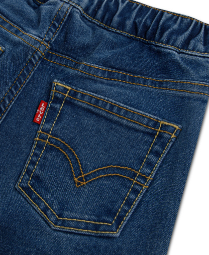 Levi's Toddler Boys' 2T-4T Bear Graphic Top and Denim Pants, 2-Piece Set - Levi's Egret