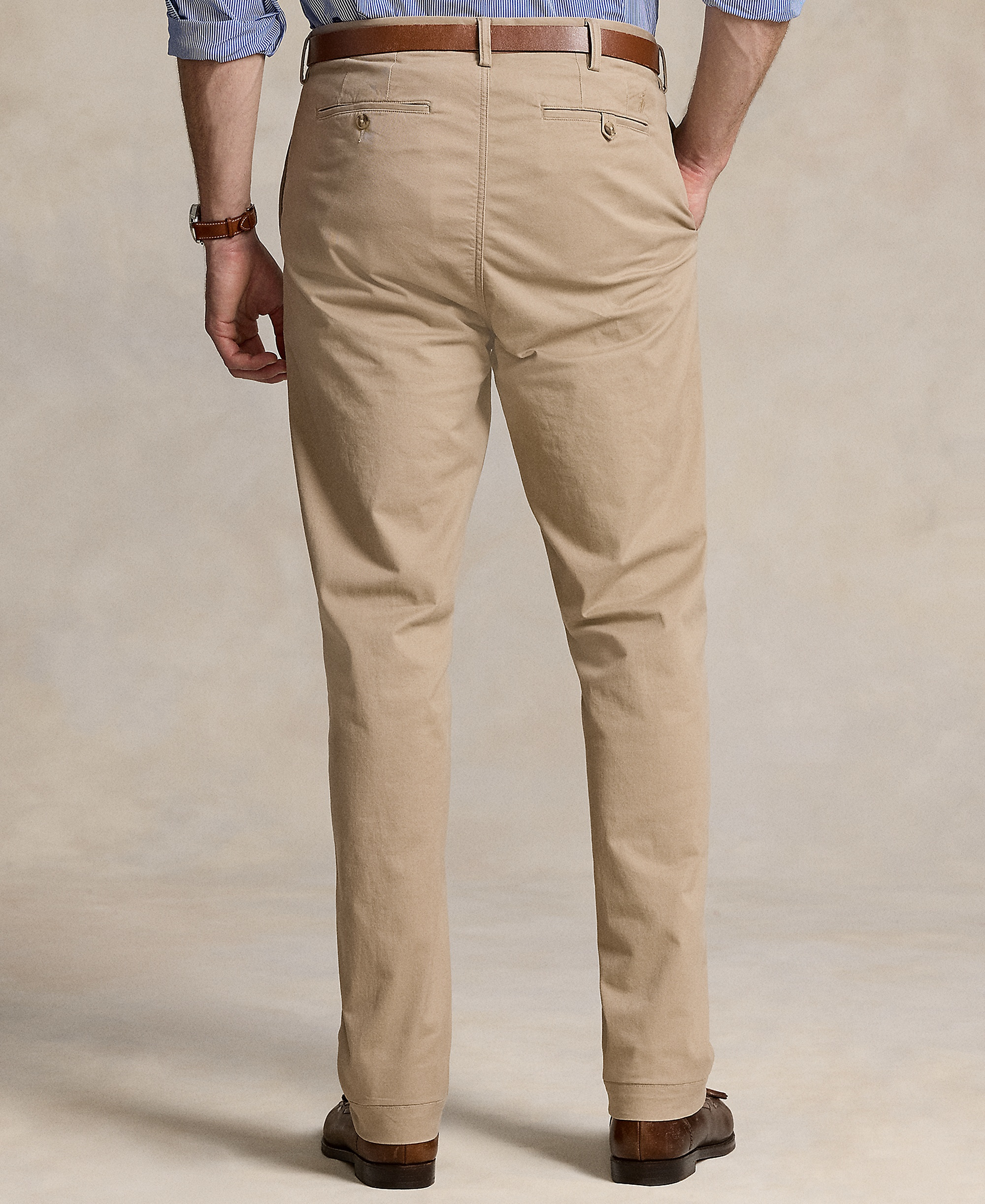 Polo Ralph Lauren Men's Big & Tall Stretch Classic-Fit Twill Pants - Khaki Tan
