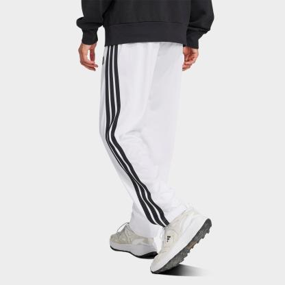 Men's adidas Dayready Open Hem Track Pants - White/Black