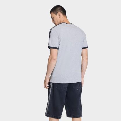 Men's adidas Originals adicolor 3-Stripes T-Shirt - Medium Grey Heather