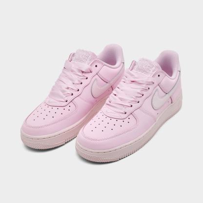 Women's Nithtke Air Force 1 Retro Premium Casual Shoes - Pink Foam/Pink Foam/Pearl Pink - Both shoes facing left